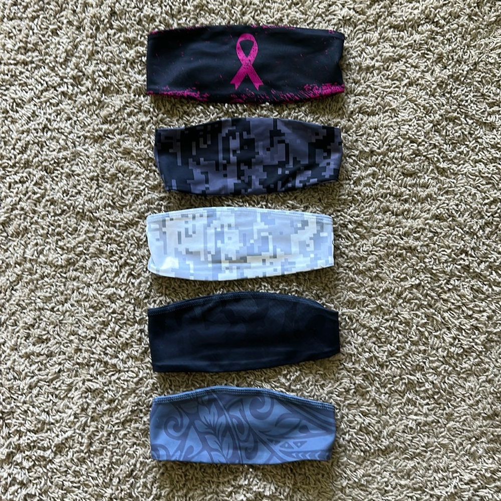 Elite Athletic Gear Set of 5 Headbands